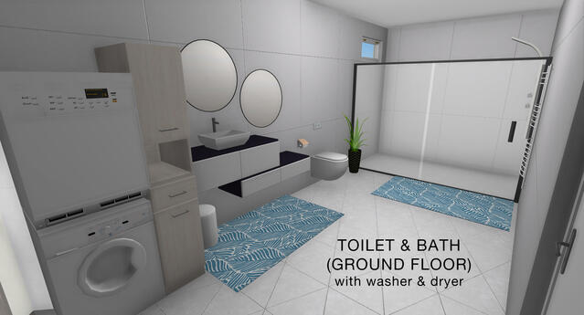 Toilet & Bath (GF)