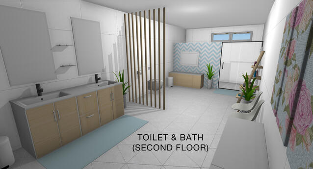 2nd Floor Toilet & Bath