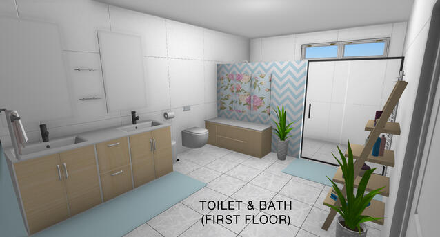 1st Floor Toilet & Bath